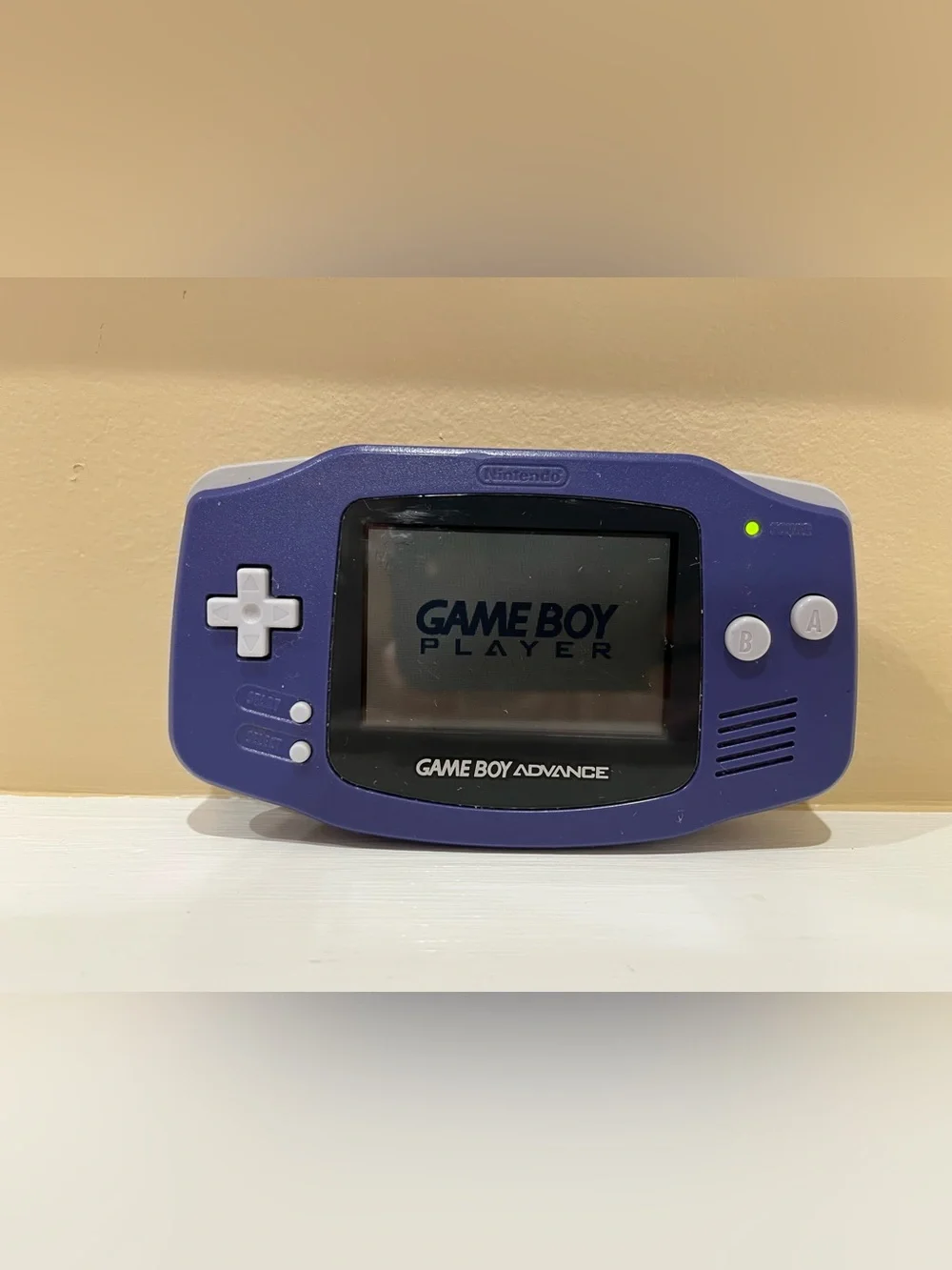 Nintendo Game Boy Advance Handheld System Indigo AGB-001 Tested and Working